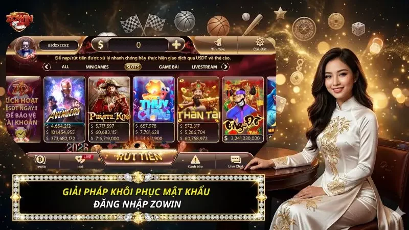 Đăng Nhập Zowin 2026 Và Bí Mật Bảo Mật Tuyệt Đối Tài Khoản 2 Các vấn đề liên quan việc khôi phục mật khẩu đăng nhập