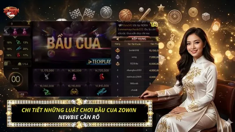 Bí Kíp Lắc Bầu Cua Zowin Hốt Bạc - Cách Chơi Và Mẹo 2026 3 Quy tắc vận hành và cách tính thưởng trong mỗi phiên cược