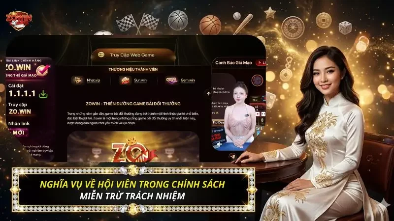 Miễn Trừ Trách Nhiệm Zowin - Luật Giúp Bảo Vệ Túi Tiền Cược Thủ 1 Những nghĩa vụ của người chơi khi tham gia tại nền tảng